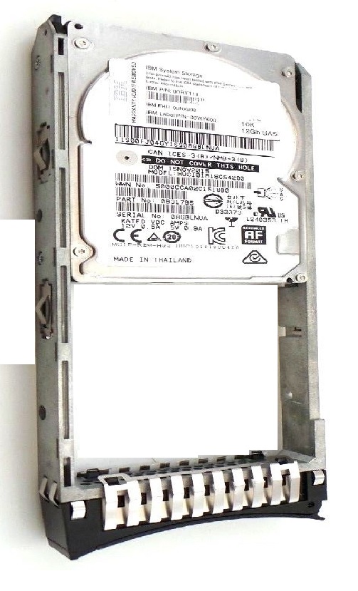 IBM 00RX908 1.8 TB Hard drive - 2.5" Internal - SAS 12Gb/s Refurbished