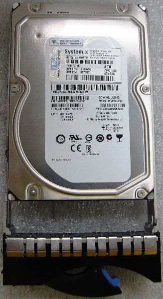 IBM 00Y2473 3TB 7.2k 3.5 Inch SAS 6G NL Hot Swap Hard Drive V3700