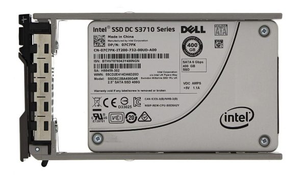 DELL 07C7FK 400Gb WRITE Intensive SATA 6Gbps 2.5inch Hot plug SSD