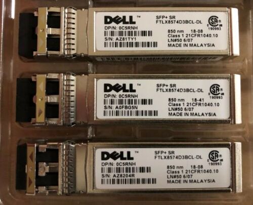 DELL 0C5RNH 10GBase-SR 850nm SFP+ SR Transceiver