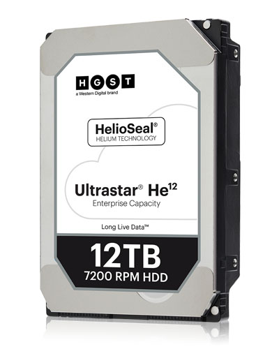 WD 0F29560 ultrastar he12 12tb 7.2k sas-12gbps 4kn 3.5" hdd