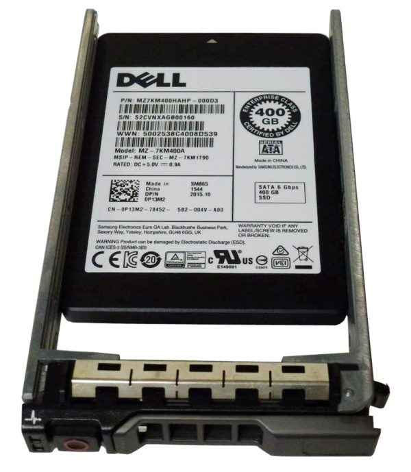 DELL 0P13M2 400Gb WRITE Intensive SATA 6Gbps 2.5inch Hot plug SSD