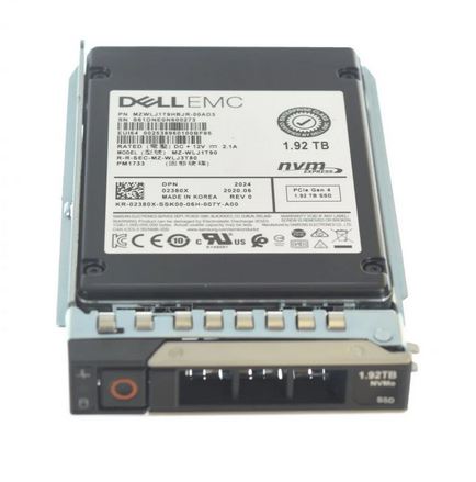 DELL 2380X 1.92TB NVMe PCIe Gen4 2.5in Enterprise Solid State Drive