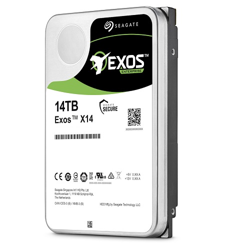 Seagate 2H3231-150 Exos X14 12tb 7.2k sata-6gbps 256mb 3.5" hdd