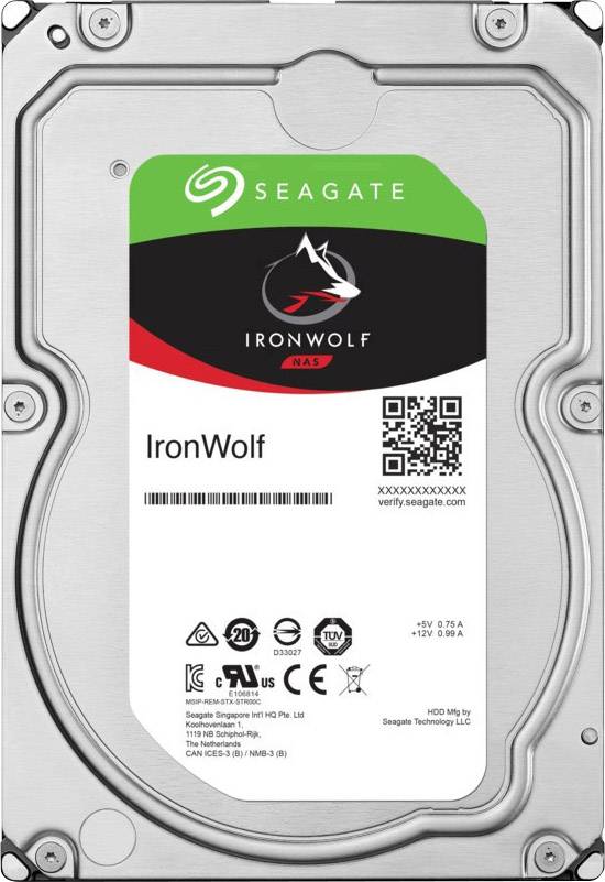 Seagate IronWolf 2JH101-500 12TB 7.2K RPM Sata-6Gb/s 3.5" HDD. New