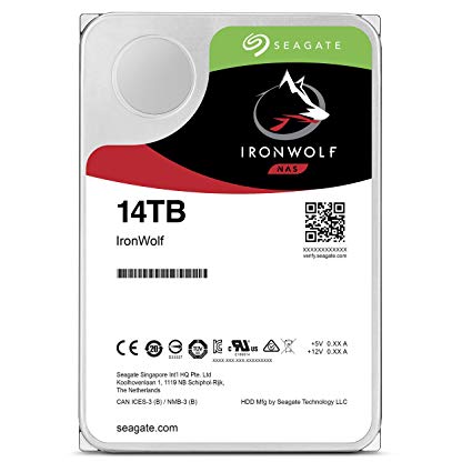 Seagate IronWolf 2KU103-500 14TB 7.2K RPM SATA-6Gb/s 3.5inch HDD