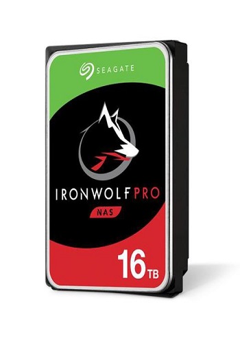 Seagate Ironwolf Pro 2RW103-500 16TB 7.2K RPM SATA-6Gbps 3.5inch HDD