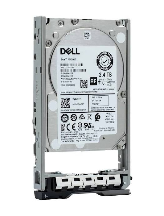 Dell 400-AVBX 2.4Tb 10K SAS 12Gbps 512e 256mb Hot Plug Hard Drive