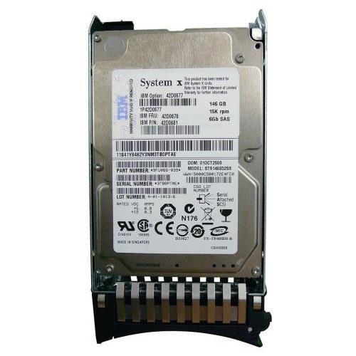 IBM 42D0677 146 GB Hard drive - 2.5" Internal - SAS 6Gb/s Refurbished