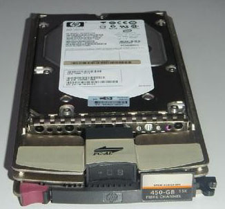 HPE 454415-001 450 GB Hard drive - 3.5" Internal - FC 4Gb/s Refurbished