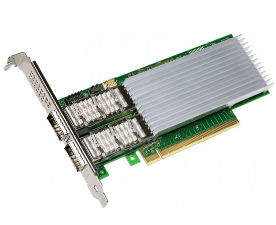 Dell 540-BFBT Intel E810-CQDA2 100Gb Dual-Port PCI Express 4.0 x16 Ethernet Network Adapter