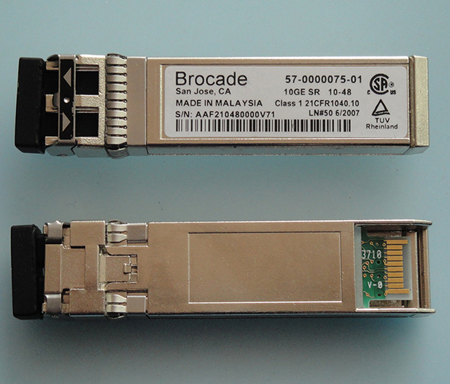 Brocade 57-0000075-01 10GE SR SFP+ Optical Transceiver