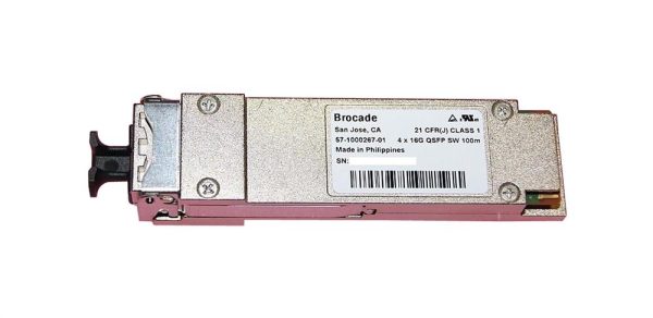 Brocade 57-1000267-01 4 X 16GB FC SWL QSFP 100m Transceiver