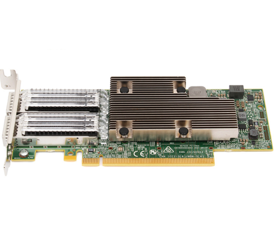 Dell 61RP9 Broadcom 57508 Dual Port 100GB QSFP56 Low Profile Network Card