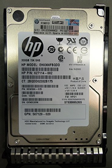 HPE 652611-B21 Enterprise - Hard drive - 300 GB - SAS 12Gb/s New F/s