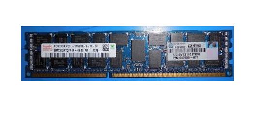 HP 664690-001 8GB 2RX4 Ddr3 1333Mhz PC3-10600 Ecc