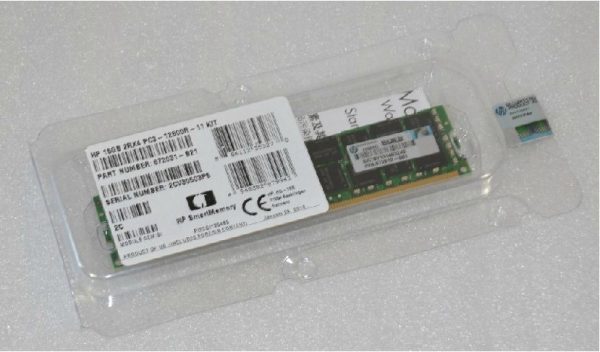 HP 672612-081 16GB 2RX4 DDR3 1600Mhz PC3-12800 Ecc New