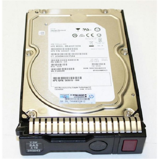 HPE 695510-B21 - Hard Drive - 4 TB - SAS 6Gb/s Refurbished