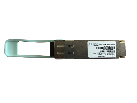 Juniper 740-056705 QSFP+ 40GBASE-LX4 40 gigabit optics for up to 150 m transmission with OM4 over duplex MMF