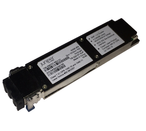 Juniper 740-056707 QSFP+ 40GBASE-LR4 40 gigabit optics for up to 1 km transmission over SMF