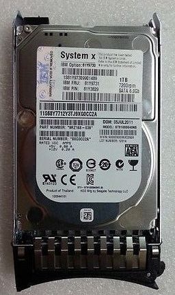 IBM 81Y9731 1TB 7.2k SATA 6G 2.5 Inch Nearline Hot Swap Hard Drive