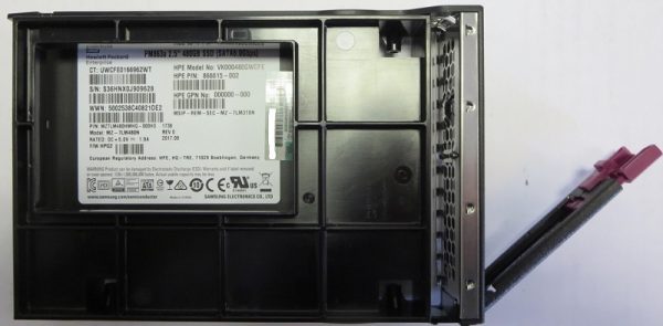 HPE 868927-001 Read Intensive - SSD - 480 GB - SATA 6Gb/s Refurbished