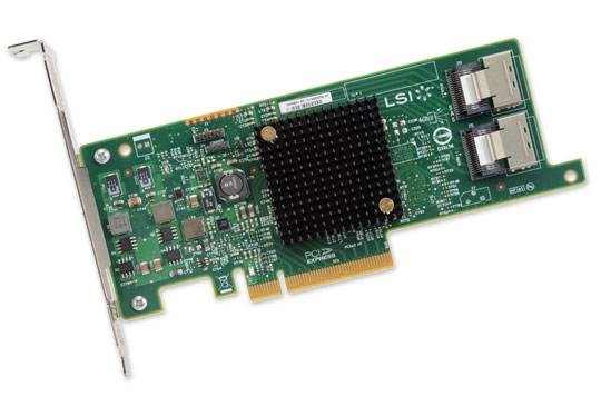 LSI Logic 9207-8I 6GB 8Port SAS PCIe 3.0 HBA FH