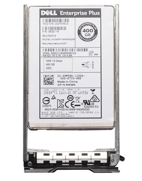 Dell EQUALLOGIC 9M58K 400GB MLC SAS 12Gbps 2.5inch SSD