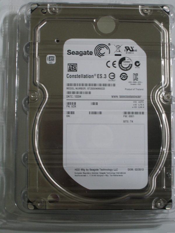 Seagate Constellation ES.3 9ZM175-004 2TB 7200RPM SATA 6Gb/s 3.5" HDD