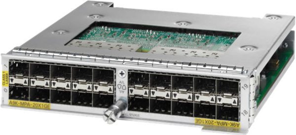 Cisco A9K-MPA-20X1GE 20-Port 1-Gigabit Ethernet Expansion Module