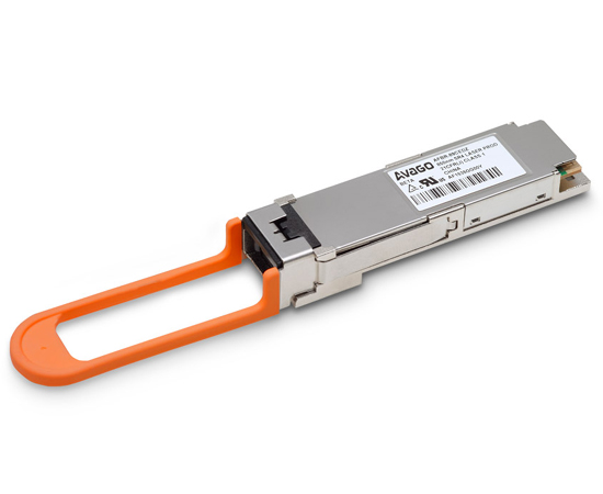 Avago AFBR-89CDHZ QSFP28 Pluggable Parallel Fiber-Optic Module 100 Gigabit Ethernet Applications 850-nm SR4 MMF MPO Connector