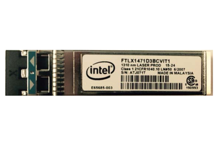 Intel FTLX1471D3BCVI31 Dual Rate 10GBase-LR 1310nm SFP+ Optical Transceiver