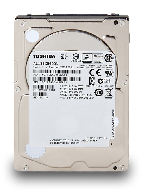 Toshiba AL13SXB600N 600GB 15K 64MB Cache SAS 6Gbps 2.5Inch Hdd