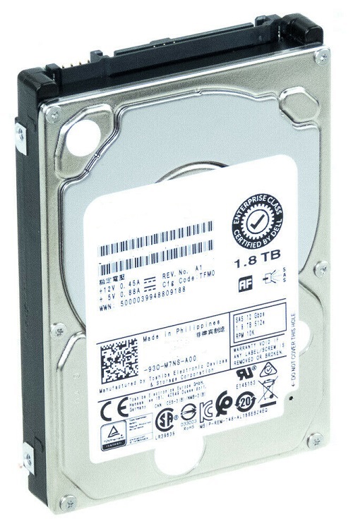 Toshiba AL14SEB18EQ 1.8TB 10K SAS 12Gb/s 2.5" Enterprise Hard Drive