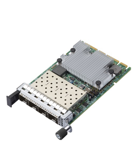 Broadcom BCM957504-N425G Quad-Port 25 Gb/s SFP28 Ethernet PCI Express 4.0 x16 OCP 3.0 SFF Network Adapter