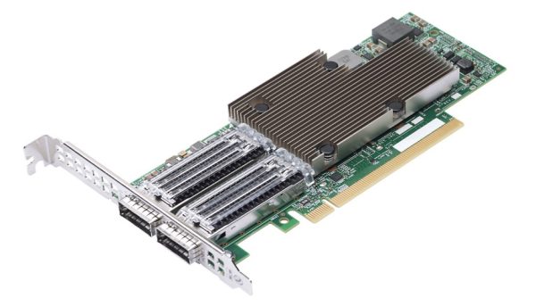 Broadcom BCM957508-P2100G Dual-Port 100 Gb/s QSFP56 Ethernet PCI Express 4.0 x16 Network Interface Card