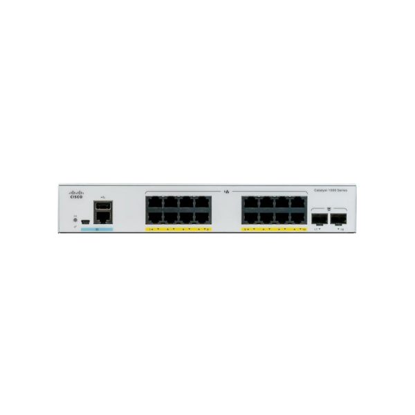 Cisco C1000-16P-E-2G-L Catalyst C1000-16P Ethernet Switch - 16 Ports - Manageable