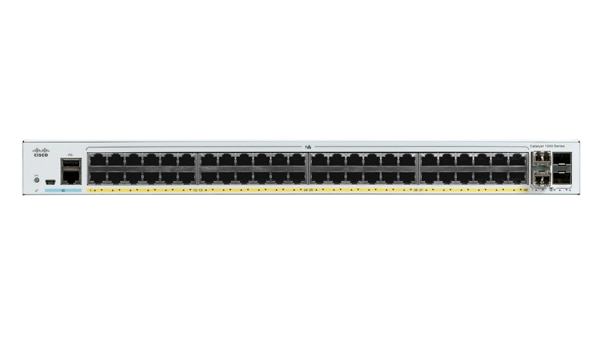 Cisco - C1000-48FP-4X-L Catalyst C1000-48FP Ethernet Switch 48Ports