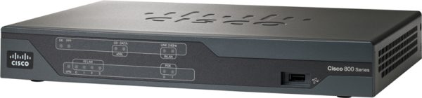 CISCO - 887VA ROUTER WITH VDSL2/ADSL2+ OVER POTS ROUTER - 4-PORT