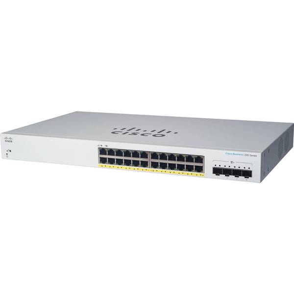 Cisco Business 220 Series CBS220-24FP-4G Smart Switch