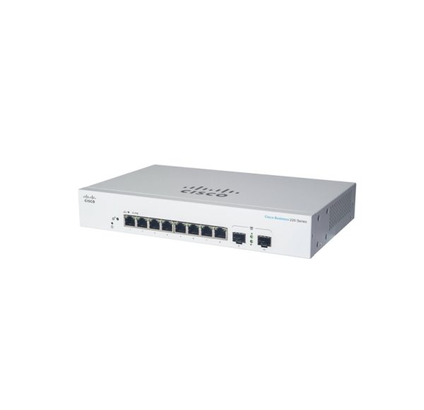 Cisco CBS220-8FP-E-2G 8-Port Gigabit PoE Managed Network Switch