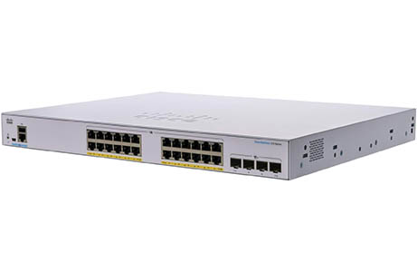 Cisco CBS350-24FP-4G Switch CBS350 24x PoE+ (370W) GE + 4x SFP Ref