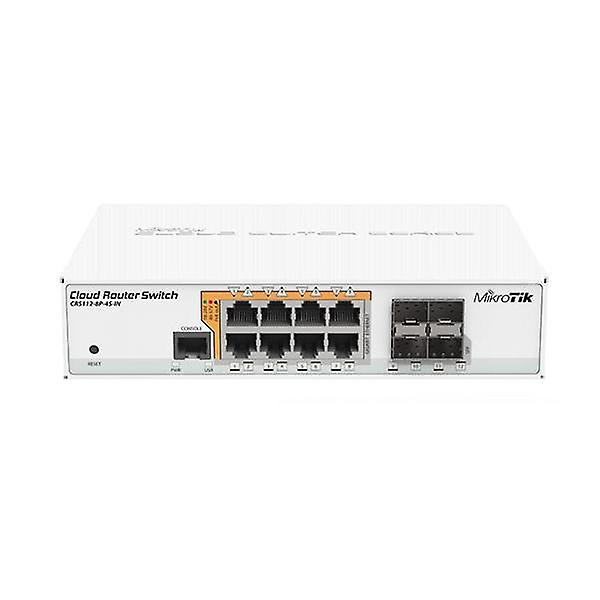 Mikrotik CRS112-8P-4S-IN with POE-out and with RouterOS L5