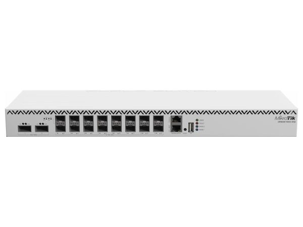 MikroTik CRS518-16XS-2XQ-RM Enterprise 100 Gigabit Network Cloud Router Switch.