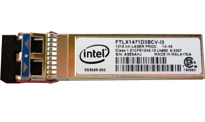 Intel E65685-003 Dual Rate 10GBase-LR 1310nm SFP+ Optical Transceiver Ref