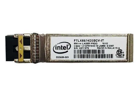 Intel E65689-005 1G/10G 850nm Multimode Datacom SFP+ Transceiver