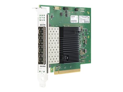 Intel E810XXVDA4G2P5 Quad-Port PCIe 4.0 x16 FH 25 Gigabit SFP28 x 2 Ethernet Network Adapter