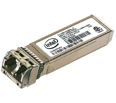 Dell F8N24 Intel E10GSFPSRX 10GBase-SR SFP+ Transceiver Extended Temp