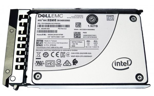 Dell F8N2K 1.92TB Mixed Use SATA-6Gbps 2.5-Inch Hot-Plug SSD