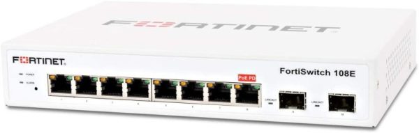 Fortinet FS-108E-POE FortiSwitch 108E-POE Switch 8 ports Managed Rack-mountable